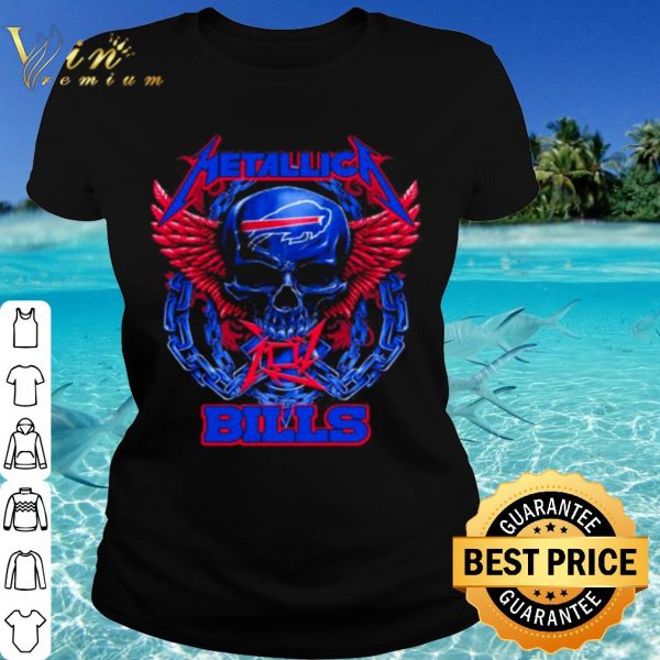 Cool Buffalo Bills Skull Metallic shirt