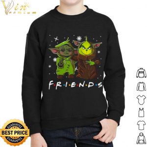 Original Friends Baby Yoda And Baby Grinch shirt 1