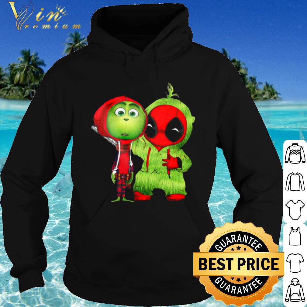 94ae5b71 cool baby grinch and baby deadpool shirt 4 - Cool Baby Grinch And Baby Deadpool shirt
