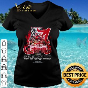 Pretty Alabama Crimson Tide Rose Bowl Game Champions Players Signature shirt 2