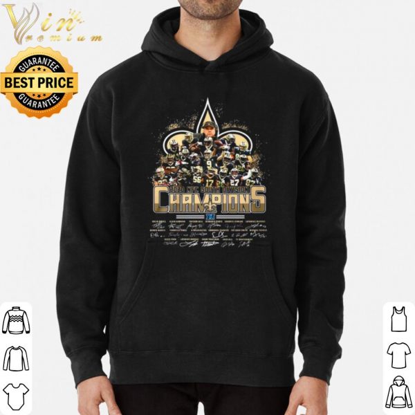 Original New Orleans Saints 2020 Nfc West Division Champions Signatures shirt