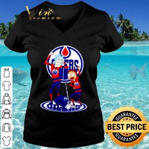 Cool NHL Edmonton Oilers Rick and Morty shirt 2