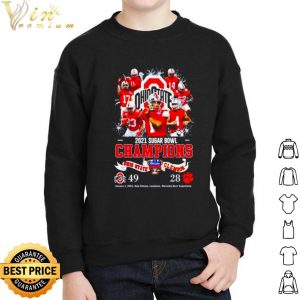 Pretty Ohio State 2021 Sugar Bowl Champions Ohio State 49 Clemson 28 shirt 1