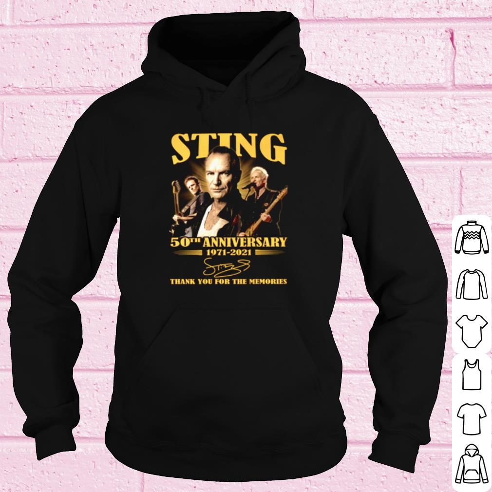 Top 50th Anniversary Of Sting 1971 2021 Thank You For The Memories Signature shirt 9b39f2f1 top 50th anniversary of sting 1971 2021 thank you for the memories signature shirt 4 - Top 50th Anniversary Of Sting 1971 2021 Thank You For The Memories Signature shirt