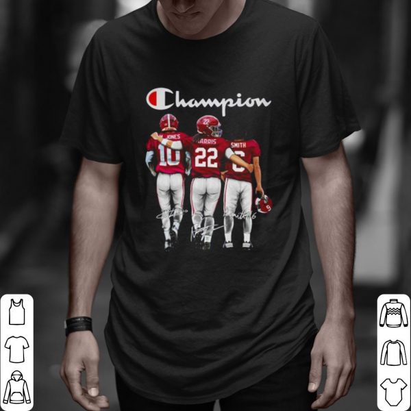 Top Crimson Tide Alabama Champions Jones Harris Smith Signature shirt
