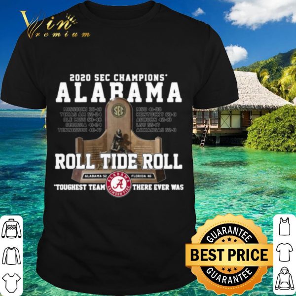 Top 2020 Sec Championship Alabama Crimson Tide Roll Tide Roll shirt