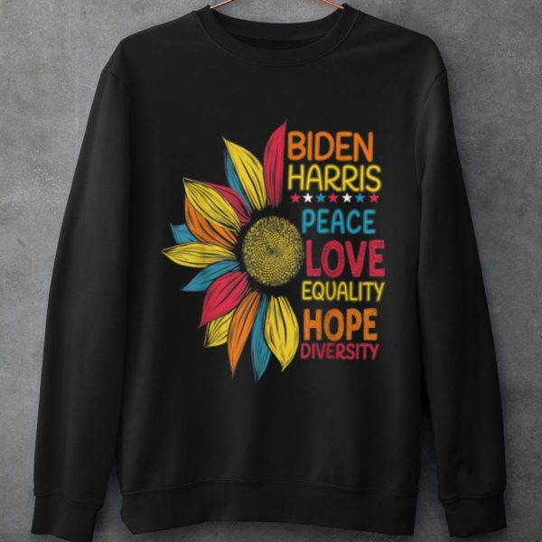 Original Biden Harris 2020 Peace Love Equality Hope Diversity shirt