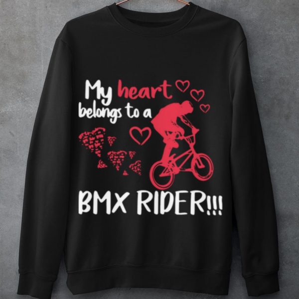 Original My Heart Belong To A Bmx Rider shirt