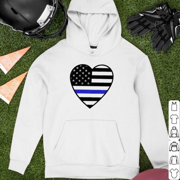 Pretty Heart Thin Blue Line shirt