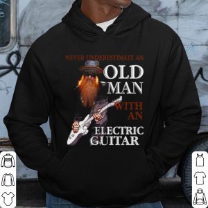 Cool Bass Guitar Never Underestimate An Old Man With An Electric Guitar shirt 2