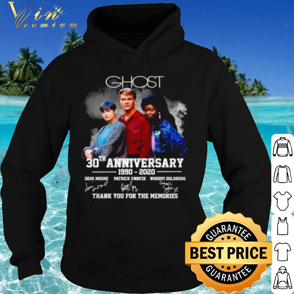 Pretty Ghost 30th Anniversary 1990 2020 Thank You For The Memories Signature shirt a3b4dfe2 pretty ghost 30th anniversary 1990 2020 thank you for the memories signature shirt 4 - Pretty Ghost 30th Anniversary 1990 2020 Thank You For The Memories Signature shirt