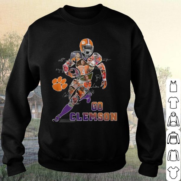 Pretty Players Go Clemson Tigers Football Signatures shirt