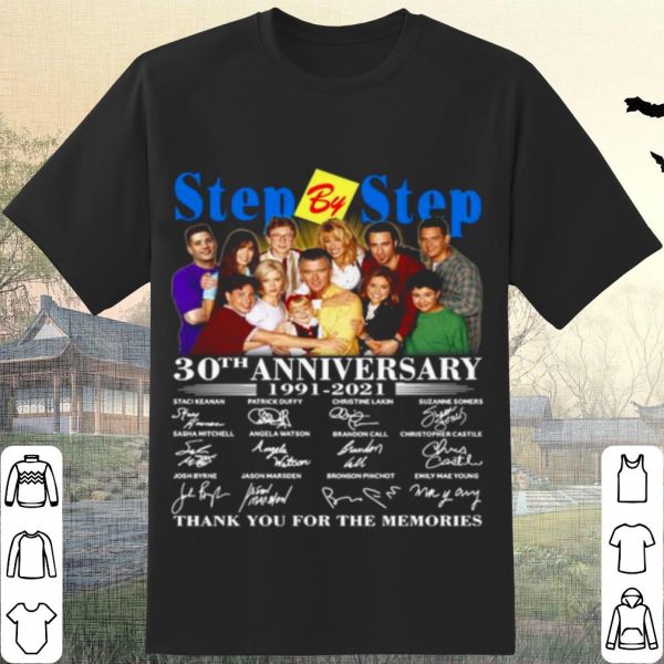 Pretty Step By Step 30th Anniversary 1991 2021 Thank The Memories Signatures shirt
