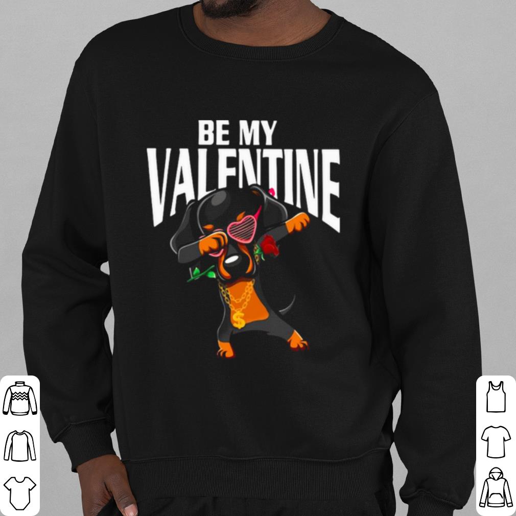 Cool Dachshund Dabbing Be My Valentine shirt a8933944 cool dachshund dabbing be my valentine shirt 4 - Cool Dachshund Dabbing Be My Valentine shirt