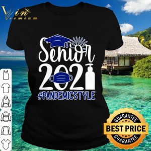 Original Senior 2021 Face Mask Pandemic Style shirt 1