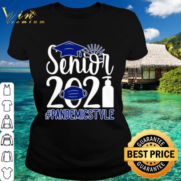 Original Senior 2021 Face Mask Pandemic Style shirt