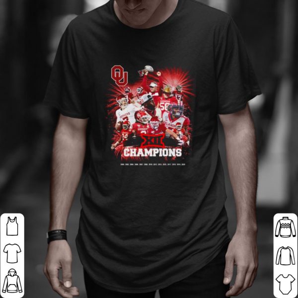 Top Oklahoma Sooners Champions Players Signature shirt