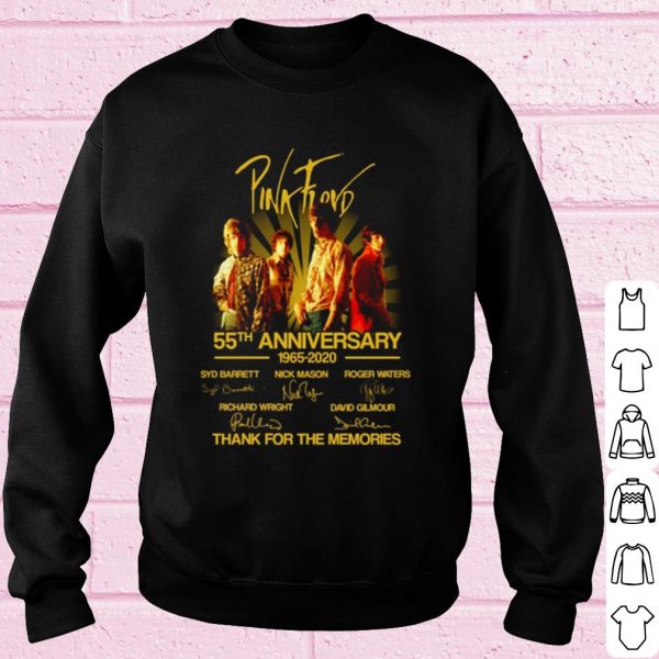 Pink Floyd 55th Anniversary 1965 2020 Thank The Memories Signature shirt