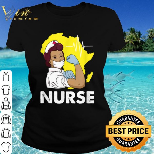Cool Nurse African American Nursing Practitioner Melanin Apparel shirt