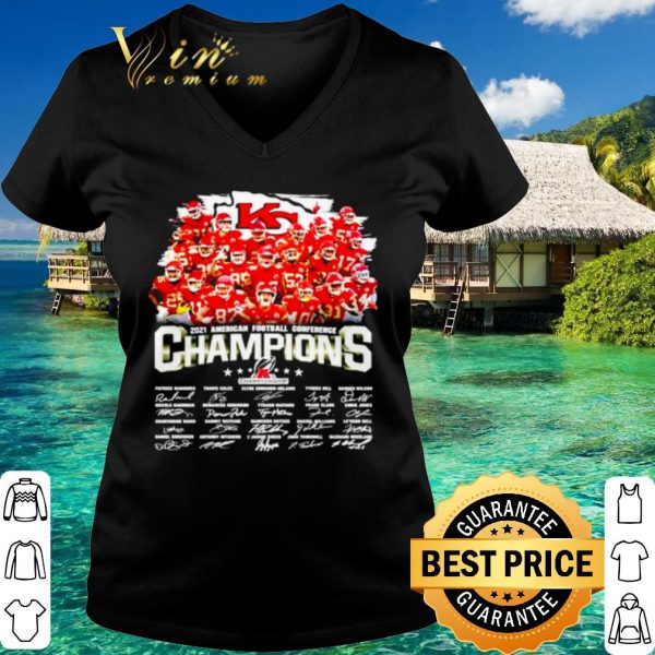Original Kansas City Chiefs 2021 American Football Conference Champions shirt