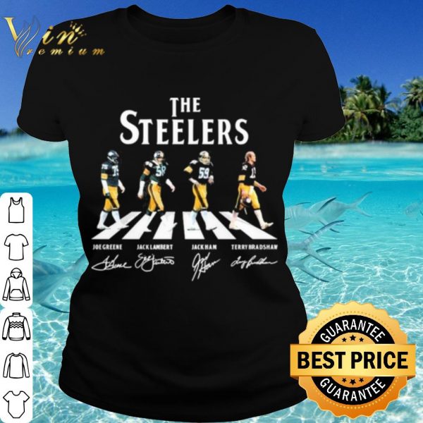 Cool The Steelers Joe Greene Jack Lambert Jack Ham Abbey Road Signatures shirt