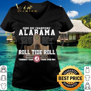 Top 2020 Sec Championship Alabama Crimson Tide Roll Tide Roll shirt 2