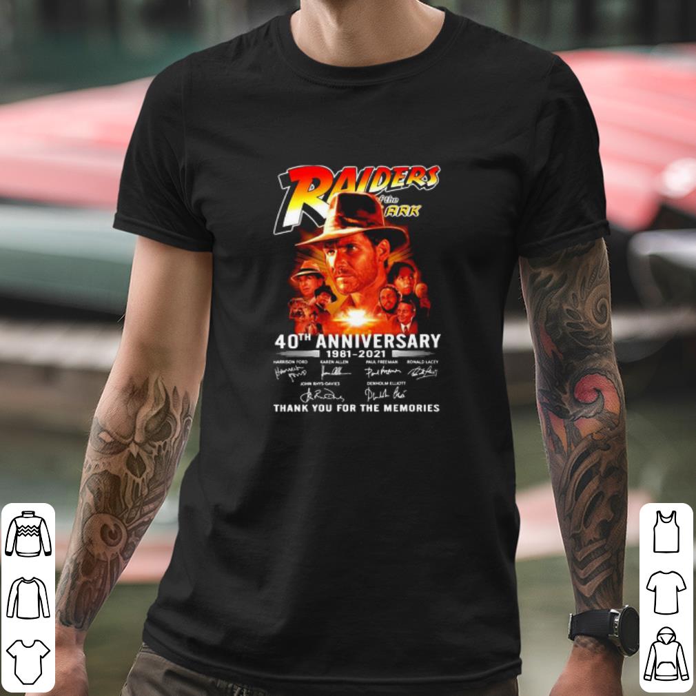 Pretty 40 Years Of Raiders Of The Ark 1981 2021 Thank You For The Memories shirt c0c48ee6 pretty 40 years of raiders of the ark 1981 2021 thank you for the memories shirt 4 - Pretty 40 Years Of Raiders Of The Ark 1981 2021 Thank You For The Memories shirt