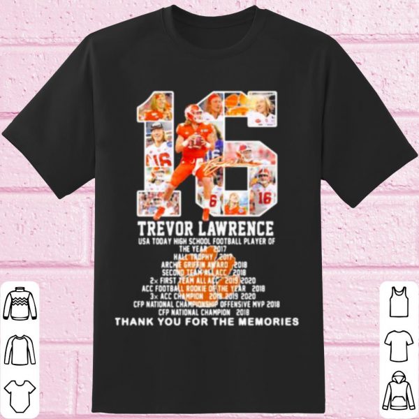 Top Trevor Lawrence Usa Today High School Football Player Of Year 2017 shirt