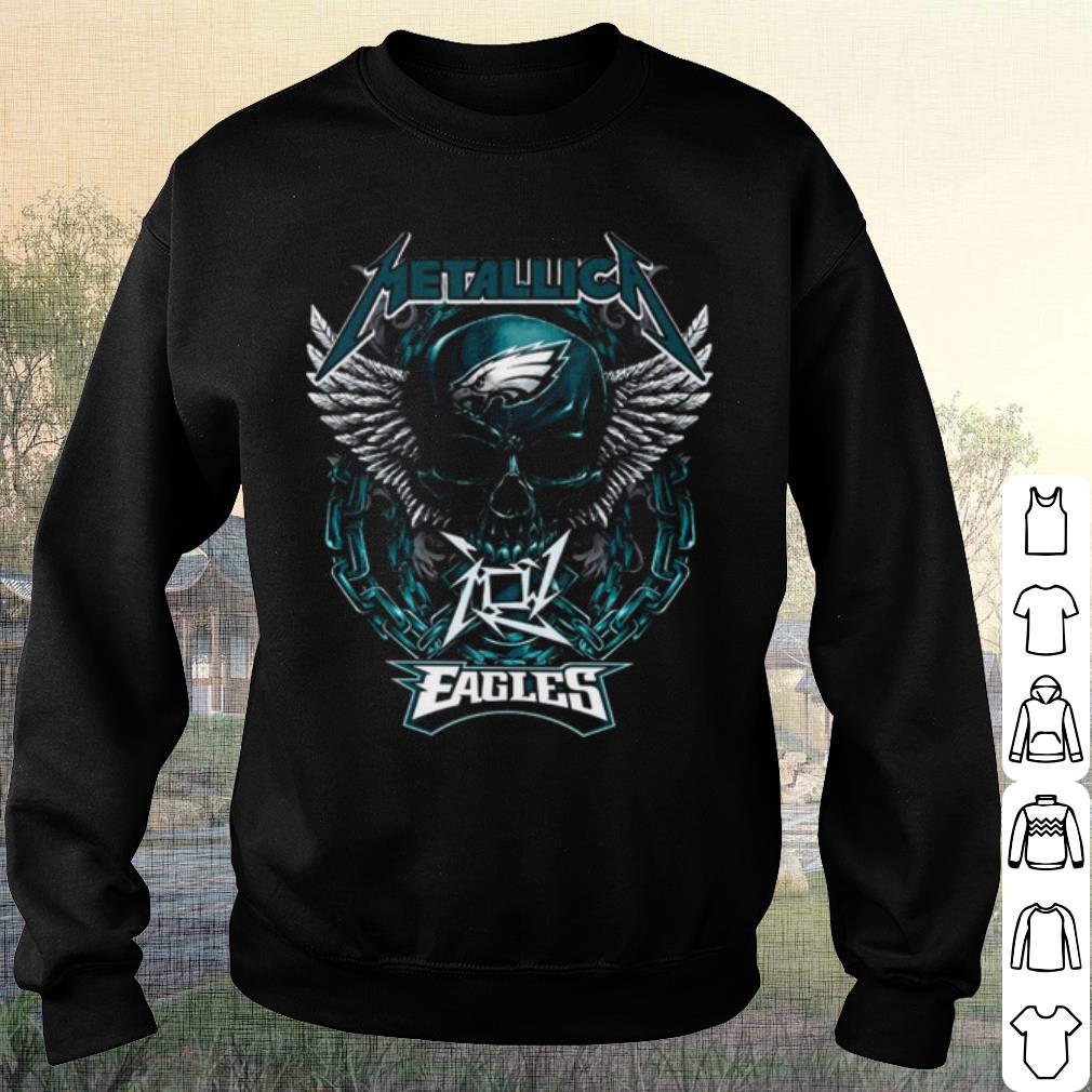 Pretty Skull Metallica Philadelphia Eagles shirt Pretty Skull Metallica Philadelphia Eagles shirt