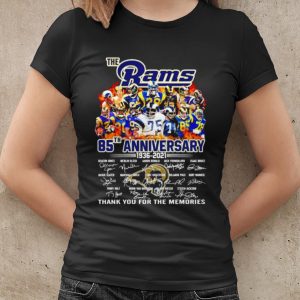 Original The Rams 85th Anniversary 1936 2021 best players signature shirt 1