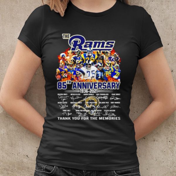 Original The Rams 85th Anniversary 1936 2021 best players signature shirt