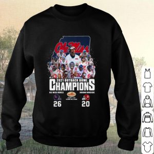 Original Ole Miss Football 2021 Outback Bowl Champions 26 20 Indiana Hoosiers shirt 2