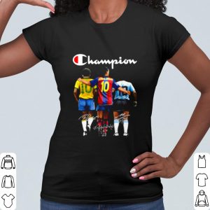 Cool Champion Pele Ronaldinho Maradona Signature shirt 1