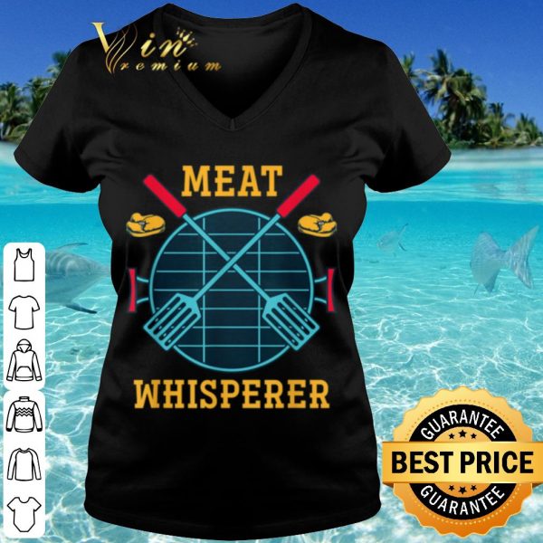 Cool Meat Whisperer Smoked Meat Grilling BBQ Chef Barbecue shirt