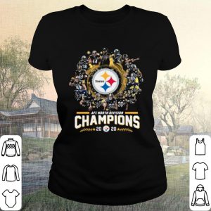 Pretty AFC north division Champions 2020 Pittsburgh Steelers signatures shirt 1
