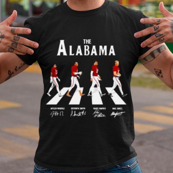 Original The Alabama Football Team Signature Abbey Road Signature shirt