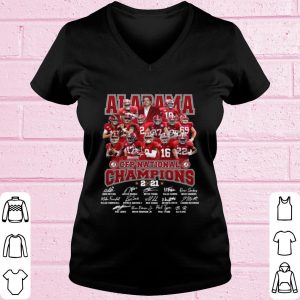 Top Alabama Crimson Tide Team Players Cfp National Champions 2021 Signatures shirt 1