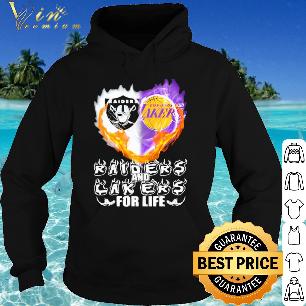 d4cabeb7 pretty raiders and los angeles lakers for life logo team football in my heart shirt 4 - Pretty Raiders And Los Angeles Lakers For Life Logo Team Football In My Heart shirt