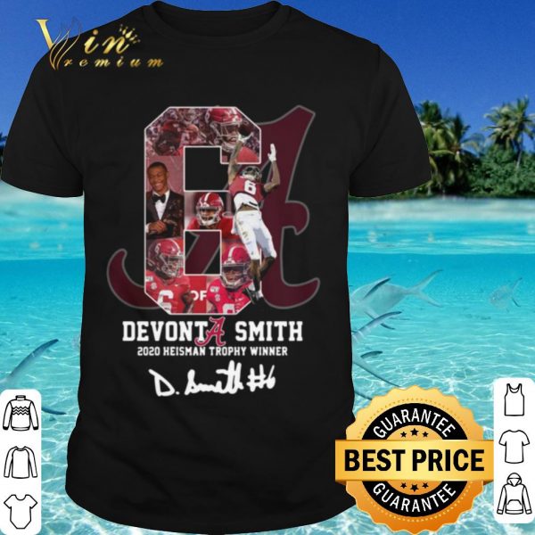Cool 6 Devonta Smith 2020 Heisman Trophy Winner Signature shirt