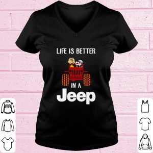 Snoopy And Charlie Life Is Better In A Jeep shirt 1