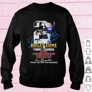 Top 2 Hall Of Fame Tommy Lasorda Football Dodgers Signature shirt 2