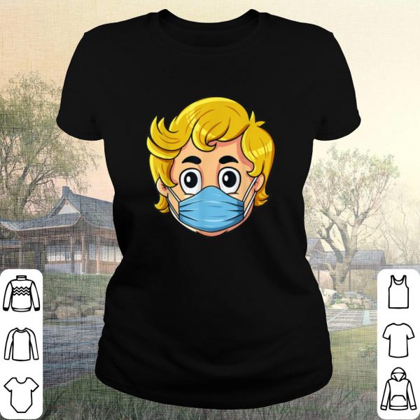 Pretty Valentines Day Cupid Face Mask shirt