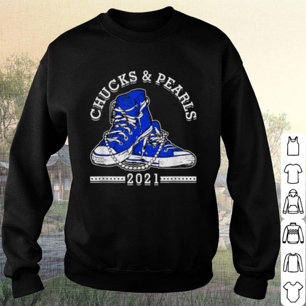 Pretty Chucks And Pearls Shirt Matching Mom Daughter Women Girls shirt