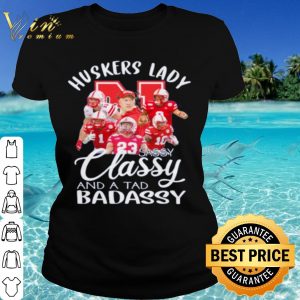 Cool Huskers Lady Sassy Classy And A Tad Badassy shirt 1