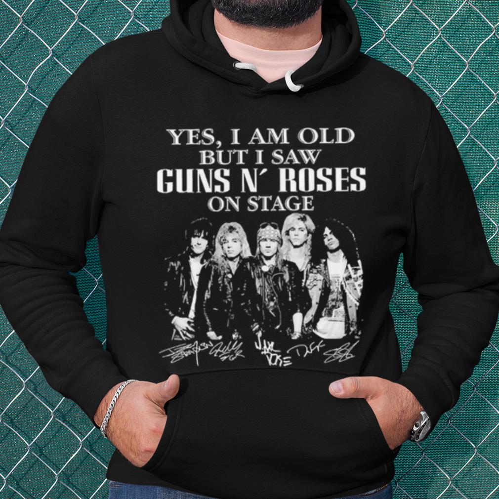 Cool Yes I Am Old But I Saw Guns N' Roses On Stage Signatures shirt dae684d0 cool yes i am old but i saw guns n roses on stage signatures shirt 4 - Cool Yes I Am Old But I Saw Guns N' Roses On Stage Signatures shirt