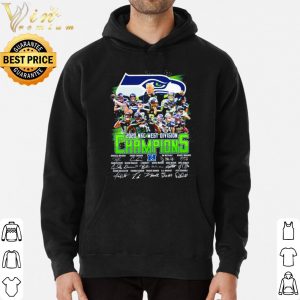 Original Seattle Seahawks 2020 Nfc West Division Champions Signatures shirt 2
