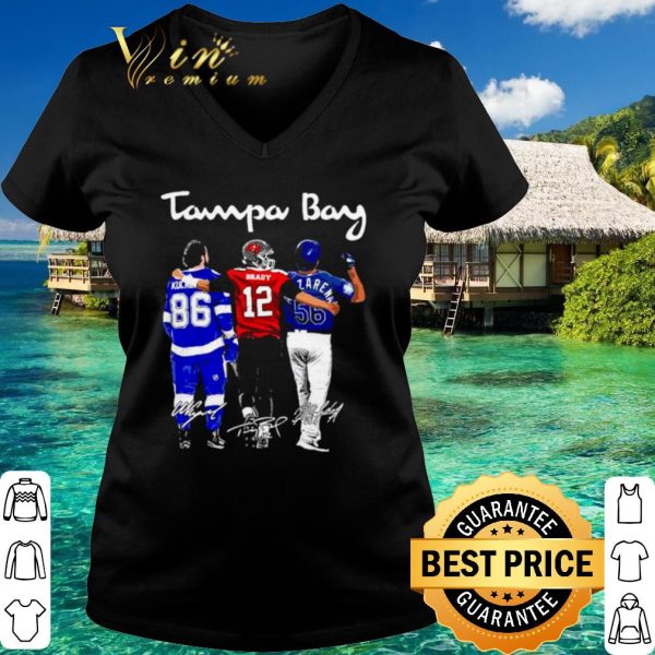 Original Tampa Bay Nikita Kucherov Brady And Arozarena Signatures shirt