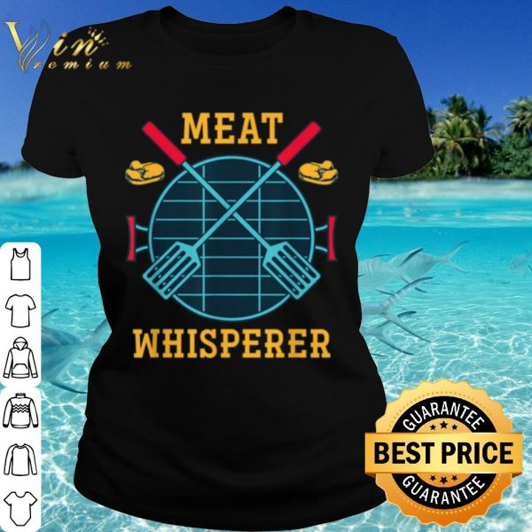 Cool Meat Whisperer Smoked Meat Grilling BBQ Chef Barbecue shirt