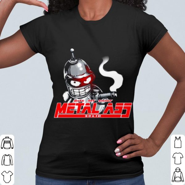 Cool Metal Ass Bite My Shiny Solid shirt