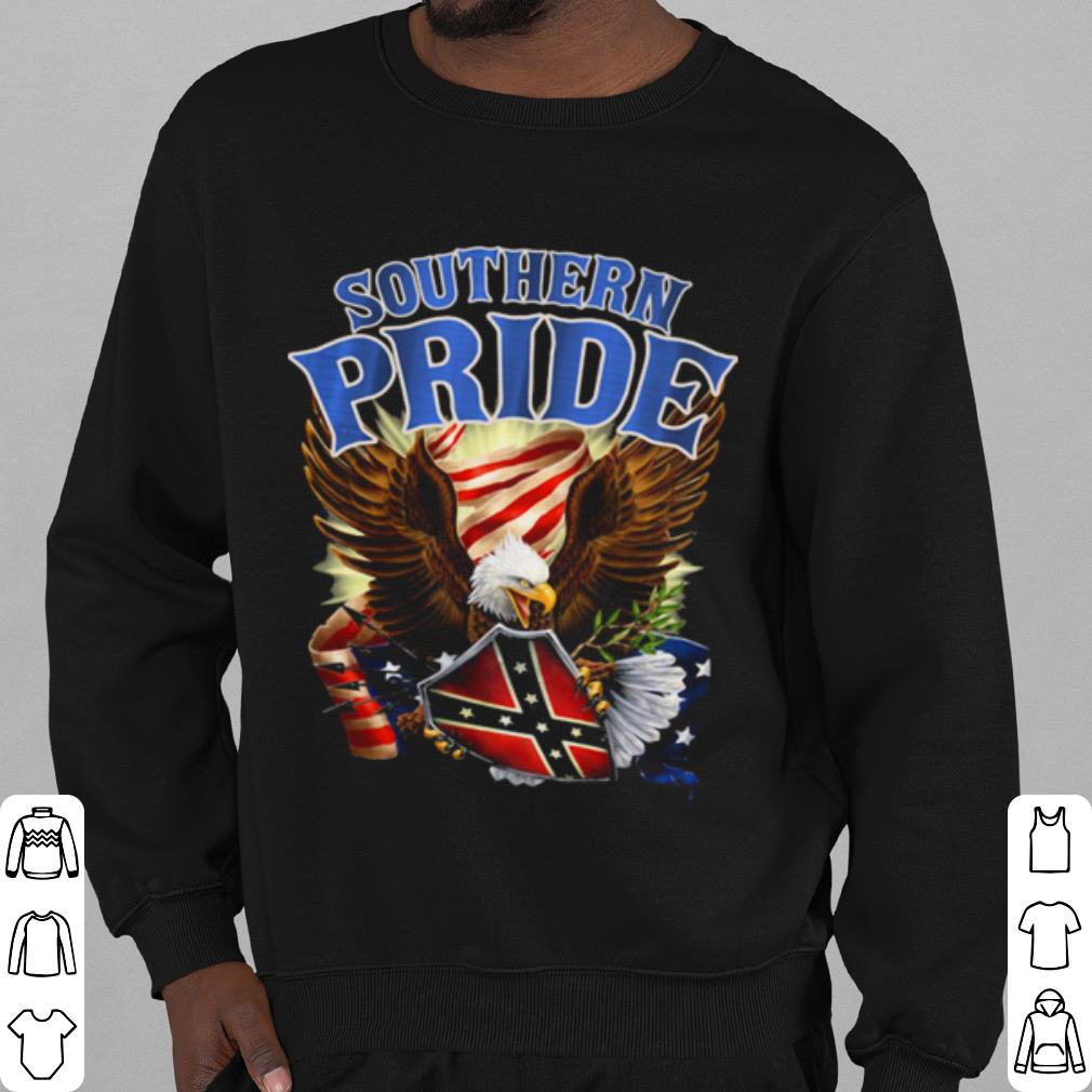 defdf435 cool southern pride eagle american shield flag shirt 4 - Cool Southern Pride Eagle American Shield Flag shirt
